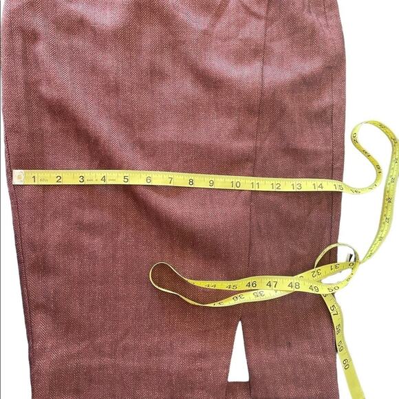 NWT The Limited Maroon midi fitted pencil skirt size 00P - Picture 12 of 14